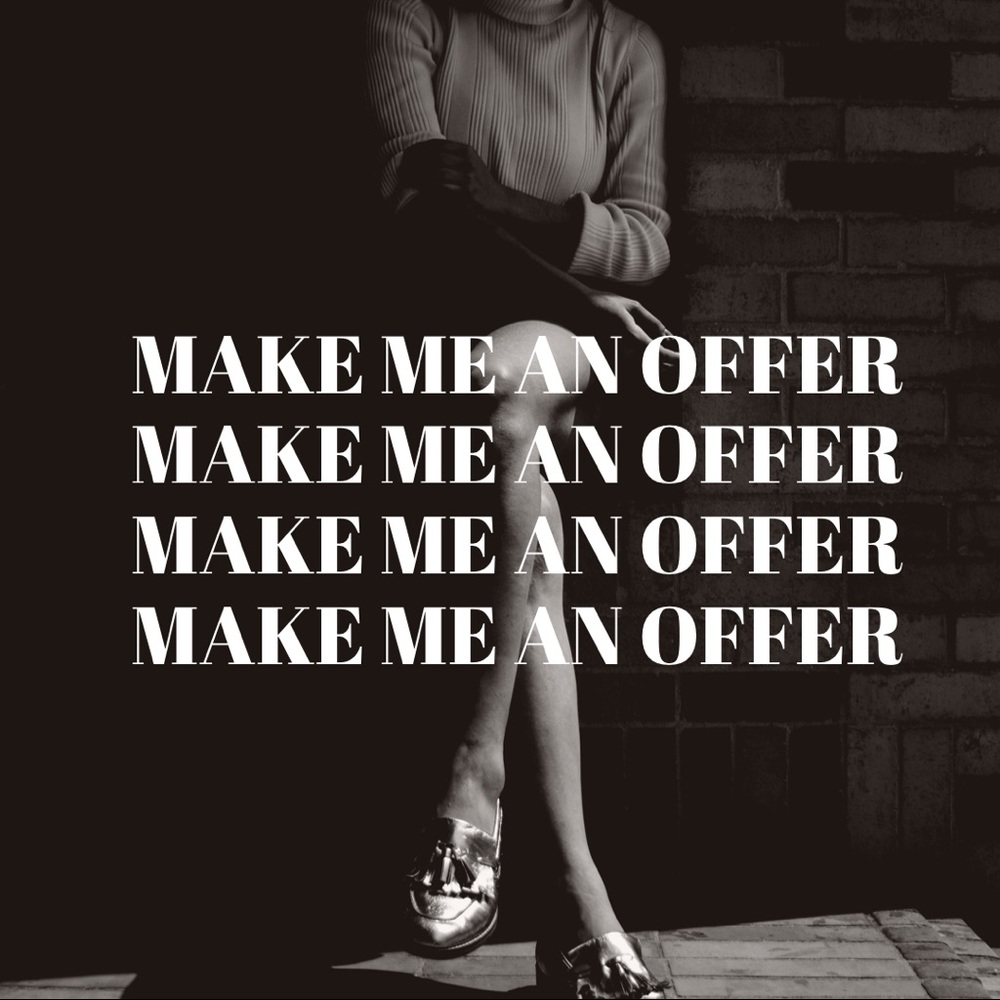 ✨ MAKE ME AN OFFER ✨
